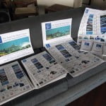The Great Fiji Shark Count logbook, posters, guide books and boards