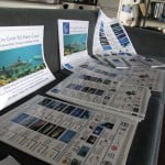 The Great Fiji Shark Count logbook, posters, guide books and boards